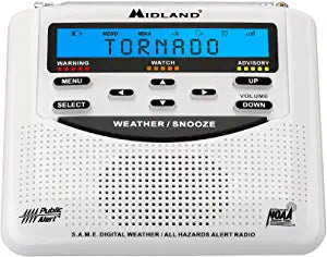 Midland Weather Alert Radio WR120B NOAA